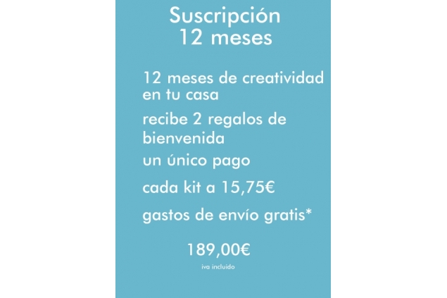 Suscripción 12 meses