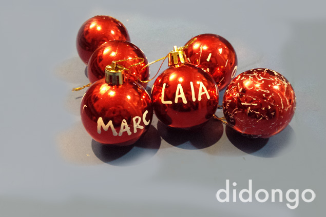bolas para el árbol