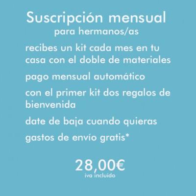 suscripción mensual a didongo dos niños